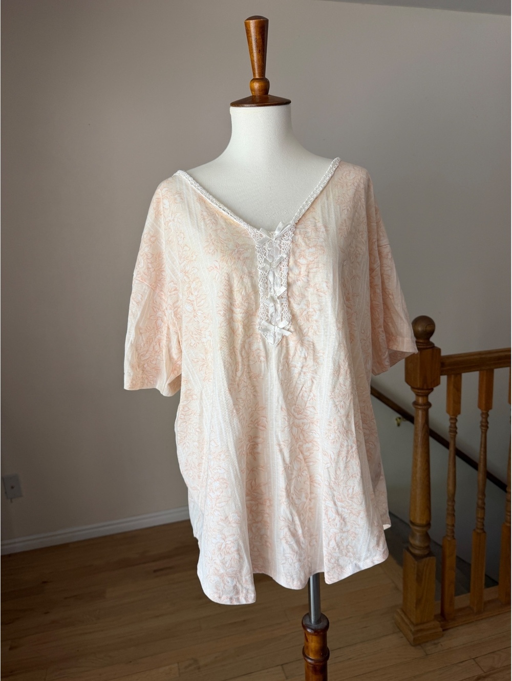 Floral Coquette Cottage Pajama Set Shorts and Top - Size US L